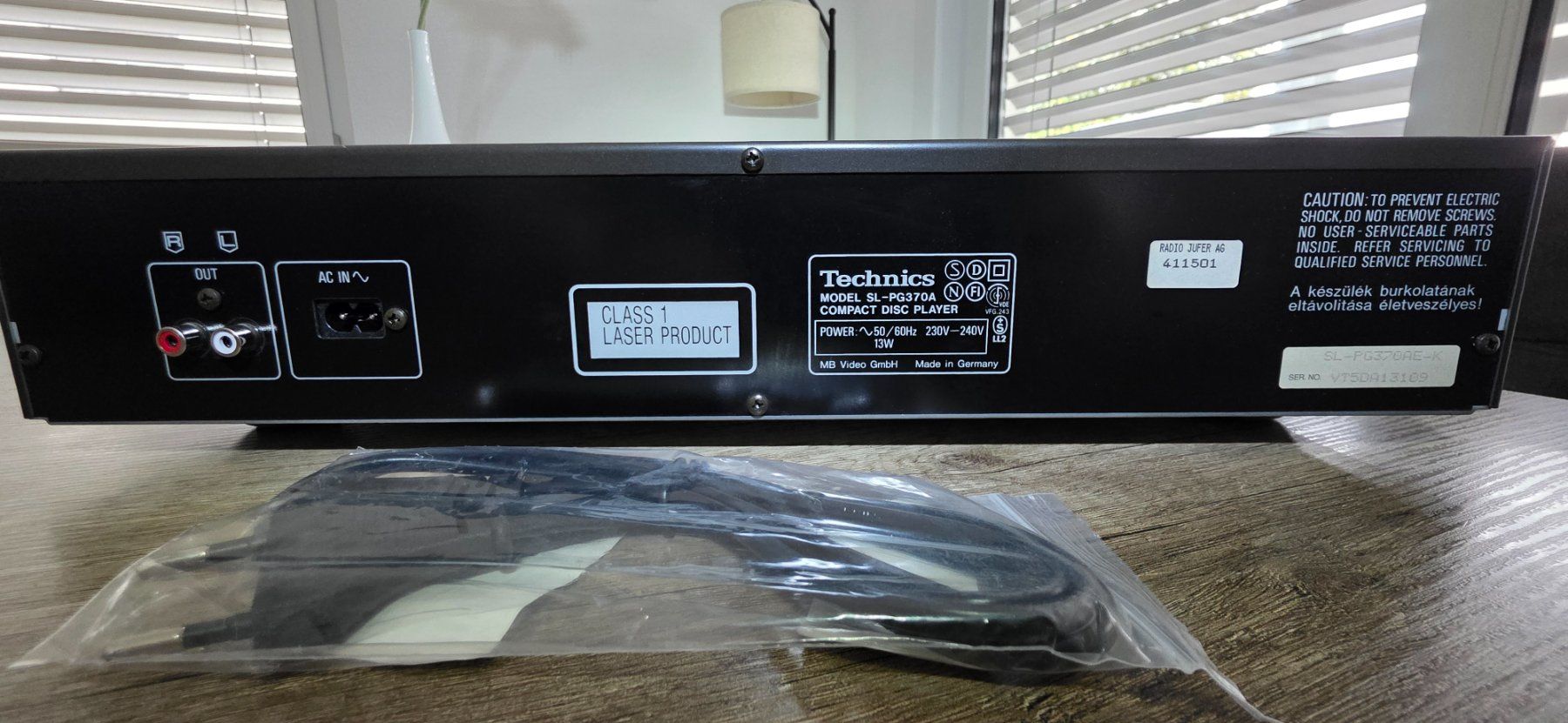 Technics Sistemi audio & multimediali: Technics SL-PG370A CD-Player Revidiert & Getestet,TOP! – Usato da Wangen An Der Aare venduto da Mr.Sound_X1 7