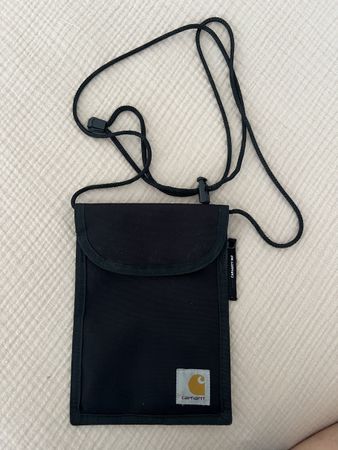 Carhartt WIP Neck Pouch Black Nylon Used