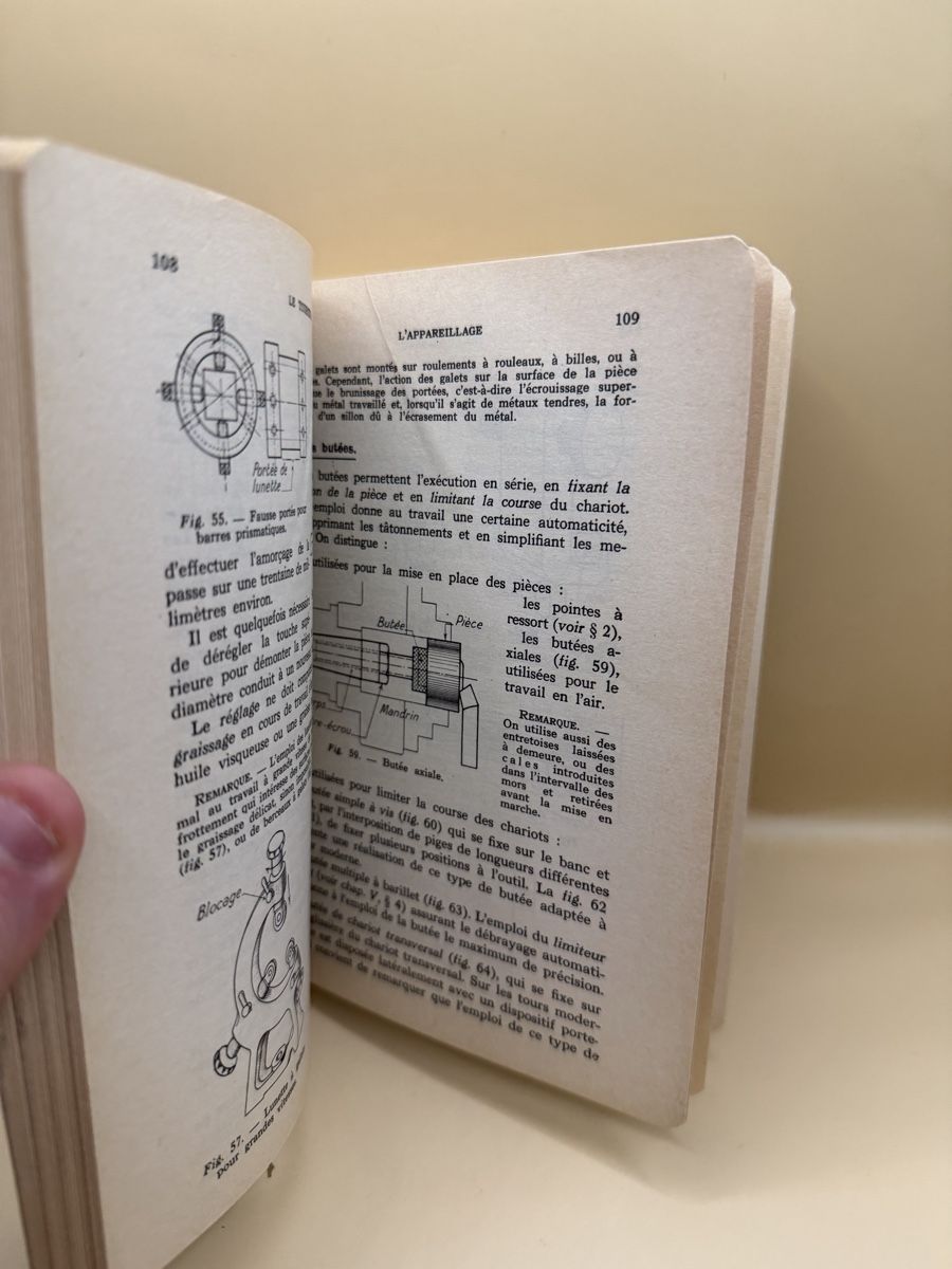 Libri: Le Tourneur - Construction mécanique - Eyrolles 1967 – Usato da Genève venduto da sho_67qj 6