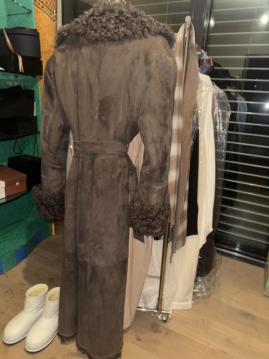 Cappotti: Long Suede Shearling belted Coat – Nuovo (secondo la descrizione) da Genève venduto da val_rp9x 7