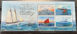Super schöner Kleinbogen - Maritime History, postfrisch