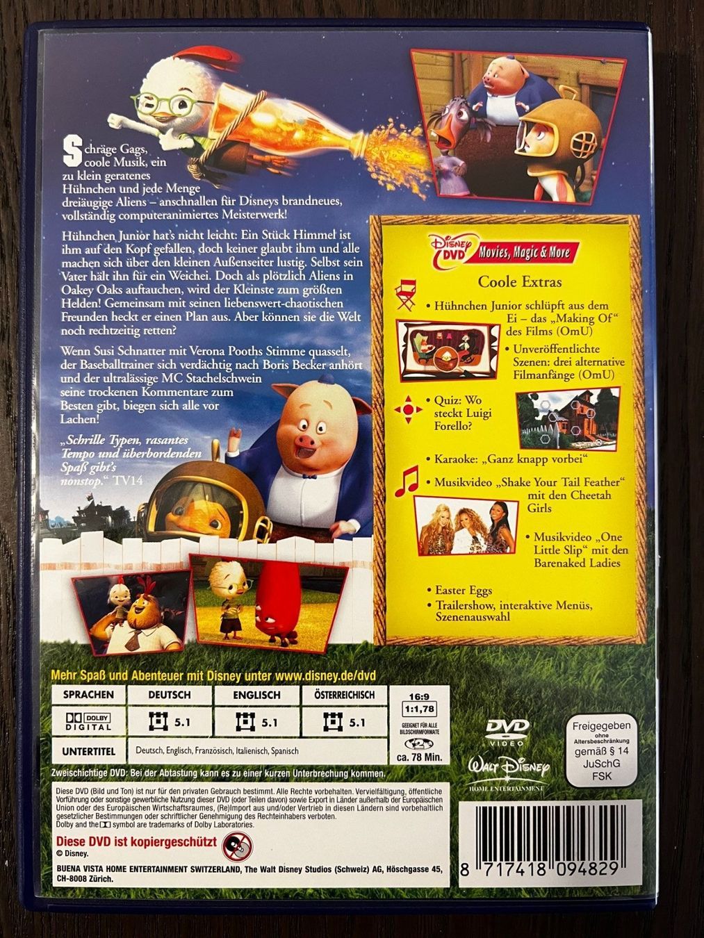 Tutti i DVDs: Himmel und Huhn – Usato da Zürich venduto da FilmFreunde 1