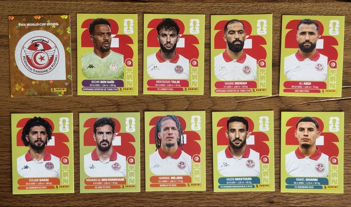 Panini Carte collezionabili: Panini Sticker WM 2026 - Tunesien – Nuovo (secondo la descrizione) da Mägenwil venduto da Goldfire