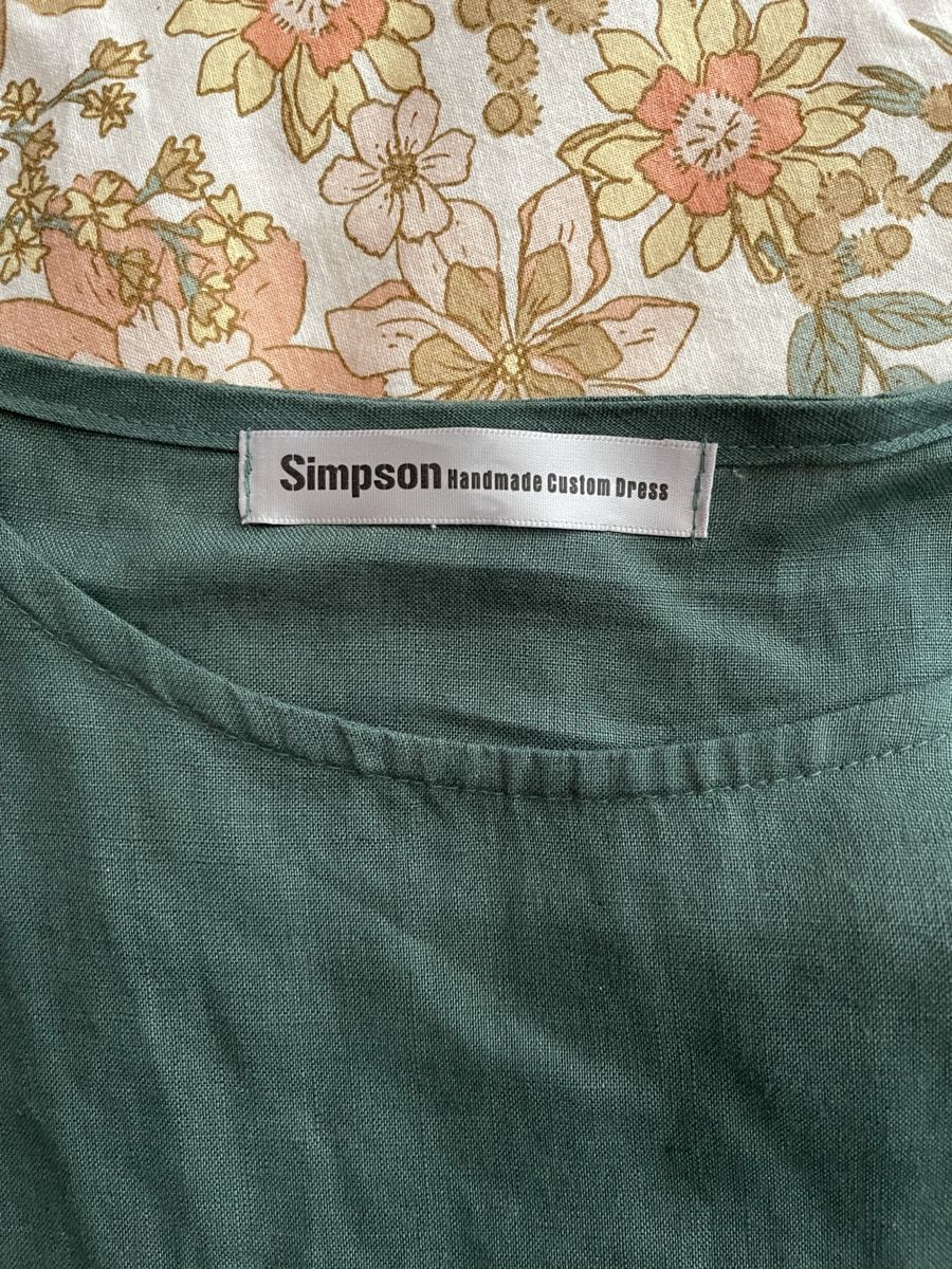 Vestiti: Simpson Handmade Leinenkleid Gr.XXL – Nuovo (secondo la descrizione) da Stallikon venduto da BaumArt 4