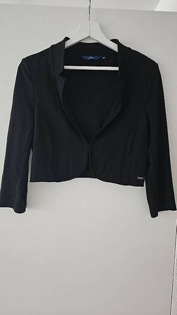 Schwarzer Tom Tailor Blazer-Bolero