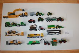 SIKU-Fahrzeugset Massstab 1:87 Bagger, Traktoren, Lastwagen