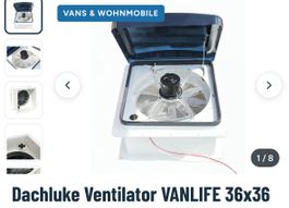Dachlüfter Lanterneau Ventilateur VANLIFE 36x36 