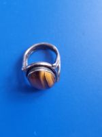 Schöner Vintage Ring, Silber 925  mit Tigerauge Stein 💍