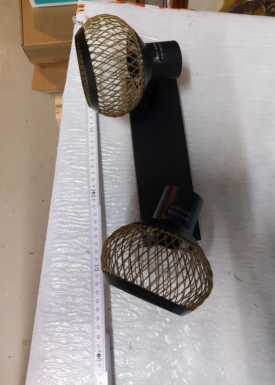 Lampadari & plafoniere: DECKEN WAND LEUCHTE 2 X SPOT E14 OHNE LEUCHTMITTEL – Usato da Zeiningen venduto da elcanaja 1