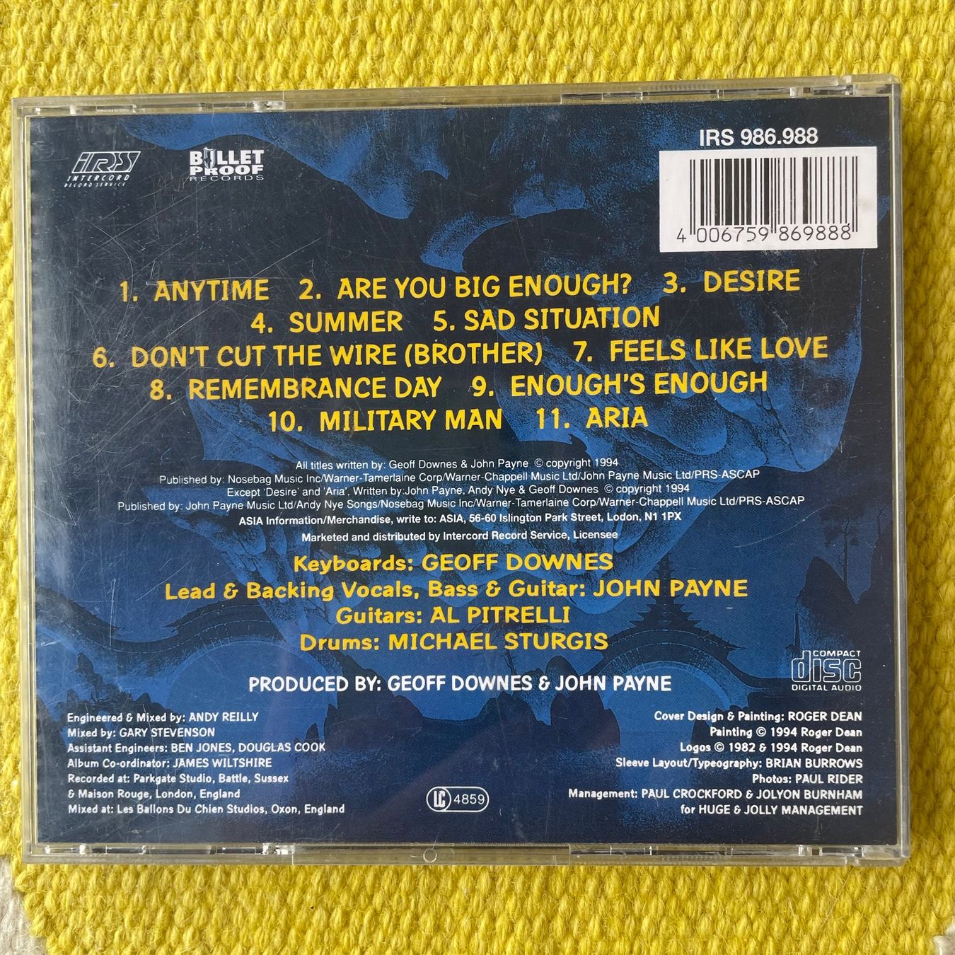 CDs: ASIA-ARIA – Gebraucht aus Rorschacherberg von CD-Roli 1