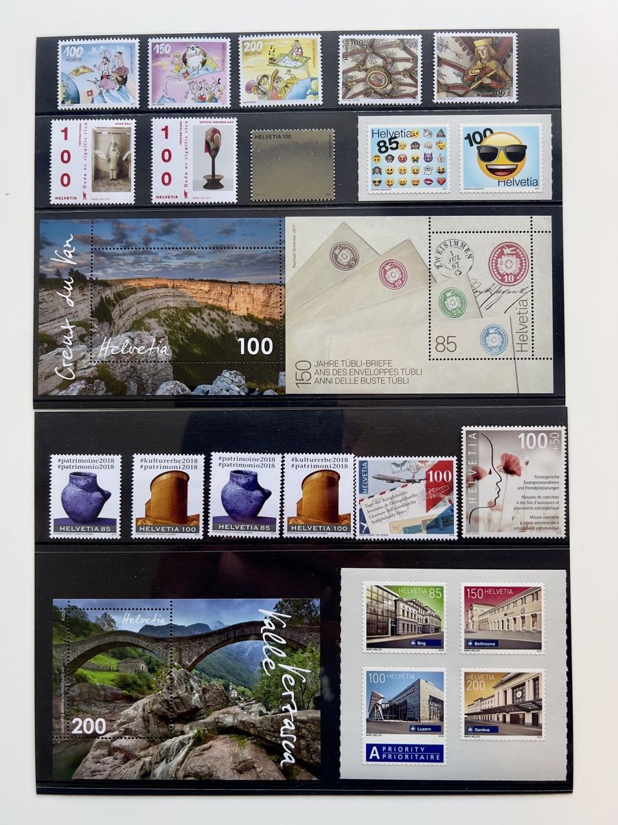 Tutti i francobolli: Frankatur postfrisch CHF 50.- – Nuovo (secondo la descrizione) da Glattbrugg venduto da Artos67 1