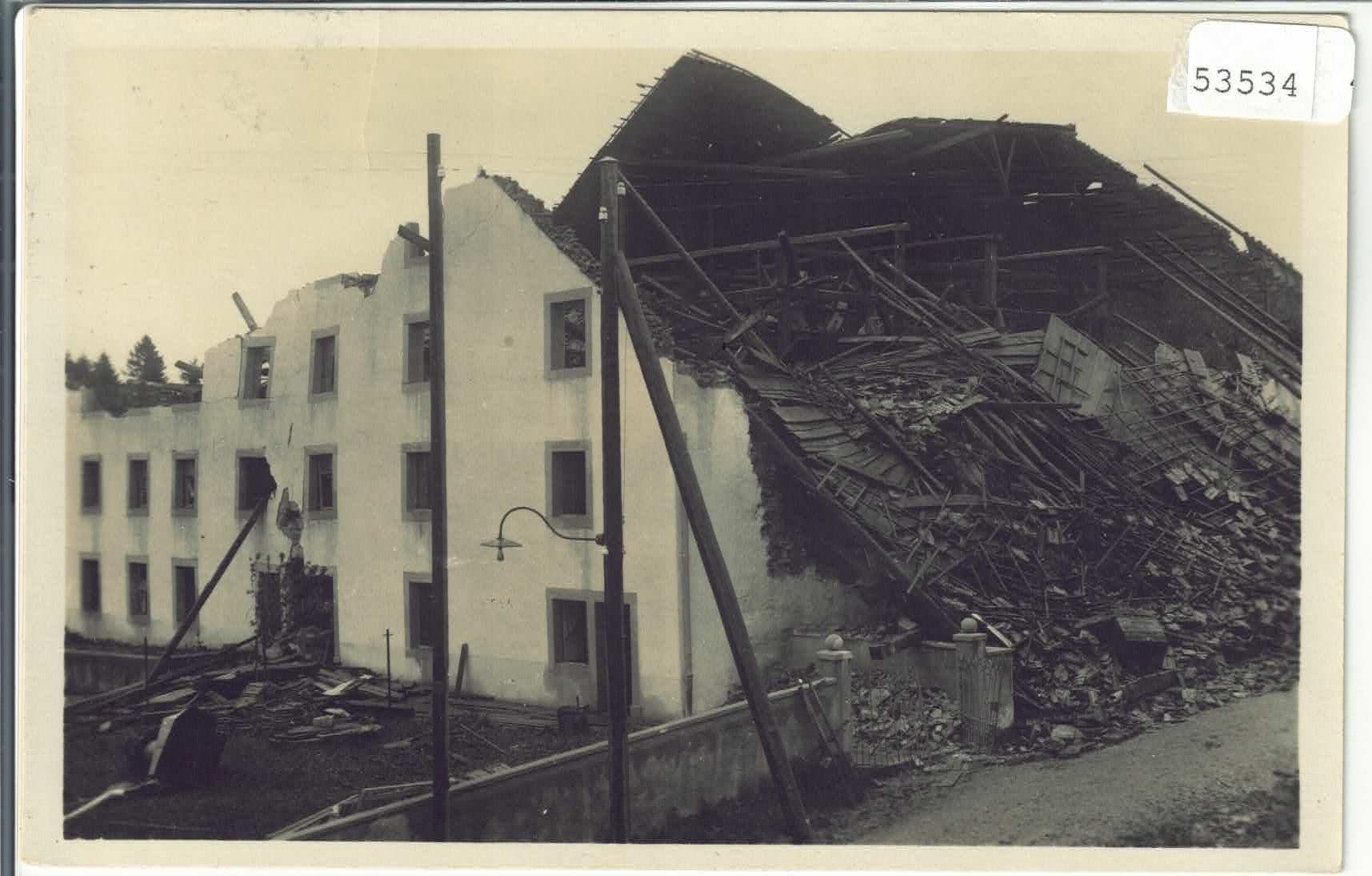 Ansichtskarten: La Chaux pres les Breuleux - Sturmschaden – Gebraucht aus Ettingen von Kartenplanet