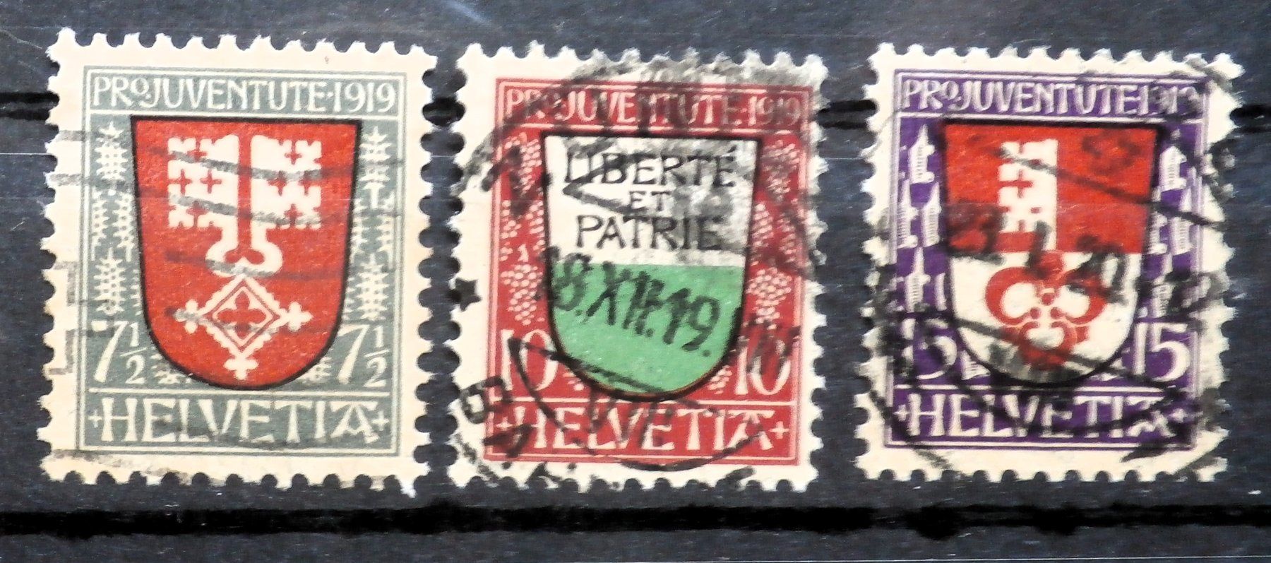 Alle Briefmarken: CH Pro Juventute 1919 – Gebraucht aus Kehrsatz von Bernherb2