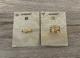 NEU (NP CHF 25.90) Manor Ring-Set, Goldfarben, Grösse M 💛✨