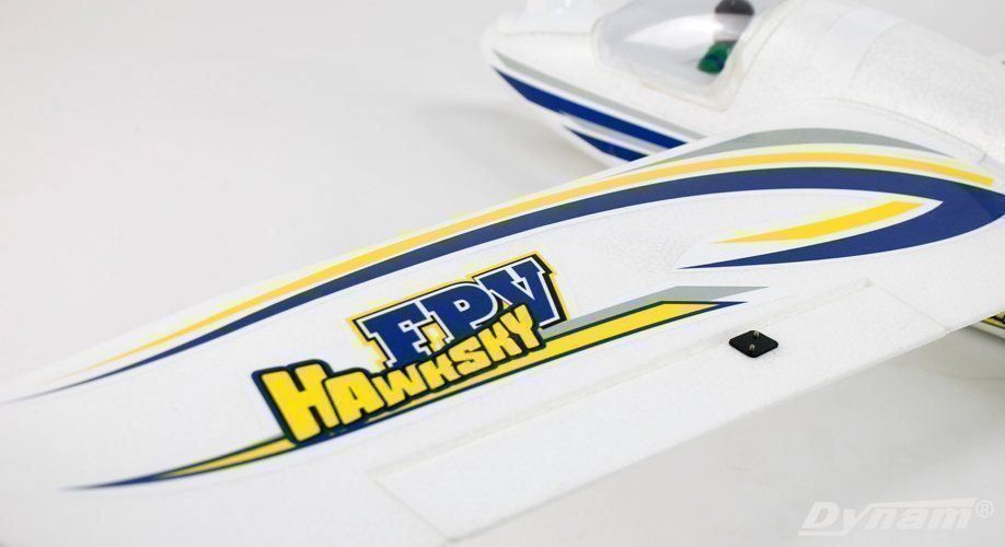 Modellismo RC: Hawksky FPV, Spw 1370mm, RTF-Set mit Gyro von Dynam – Nuovo e nell'imballaggio originale da Entlebuch venduto da Hebu 4
