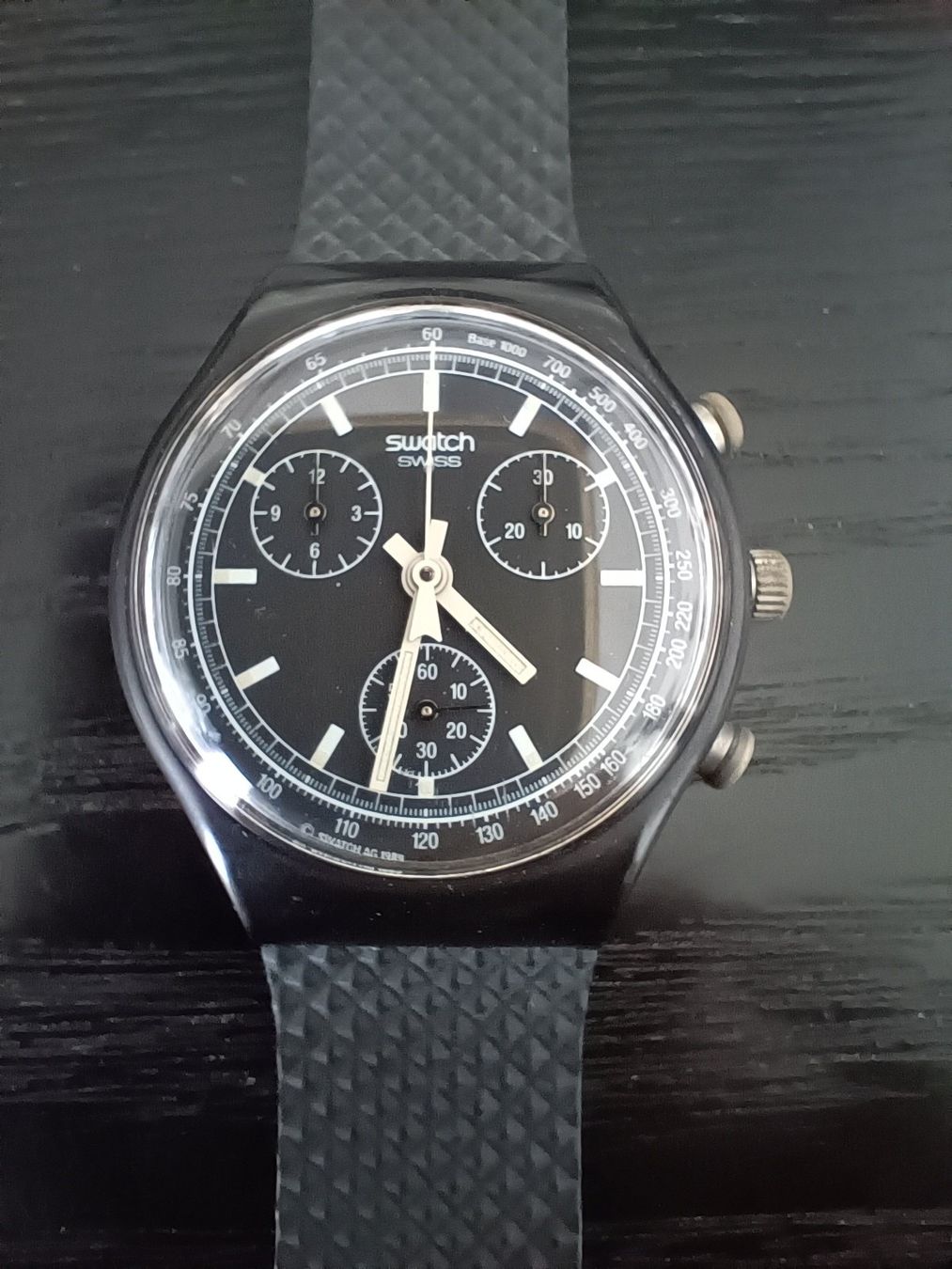 Swatch Orologi: SWATCH CHRONO BLACK FRIDAY SCB 100 1990 GEBRAUCHT – Usato da Liebefeld venduto da Bestbets