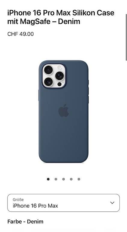 Covers & Schutzfolien: iPhone 16 Pro Max - Silikon Case – Gebraucht aus Chur von Sw103ch 3