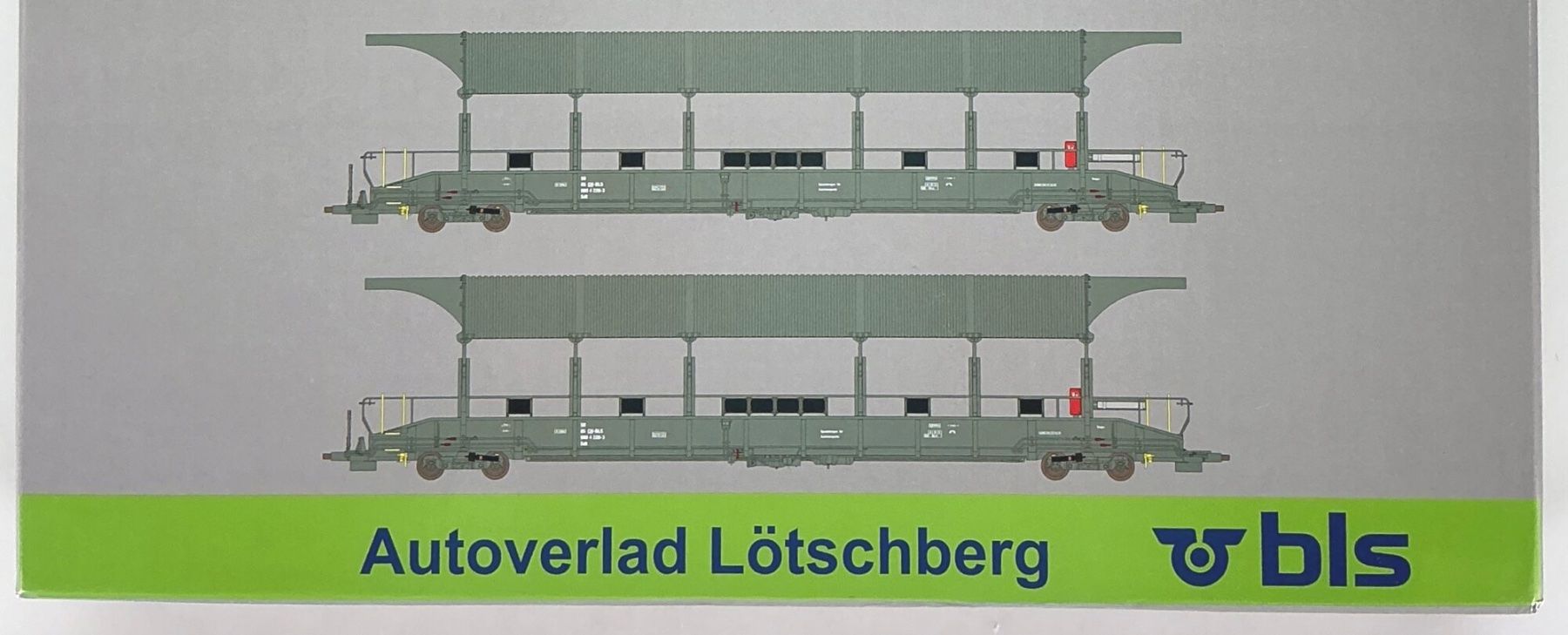 Modellini di ferrovie: H0/DC ExactTrain 25004 BLS Autoverlad 2er Set  Neu OVP – Nuovo e nell'imballaggio originale da Belp venduto da AEMA-Modellbau