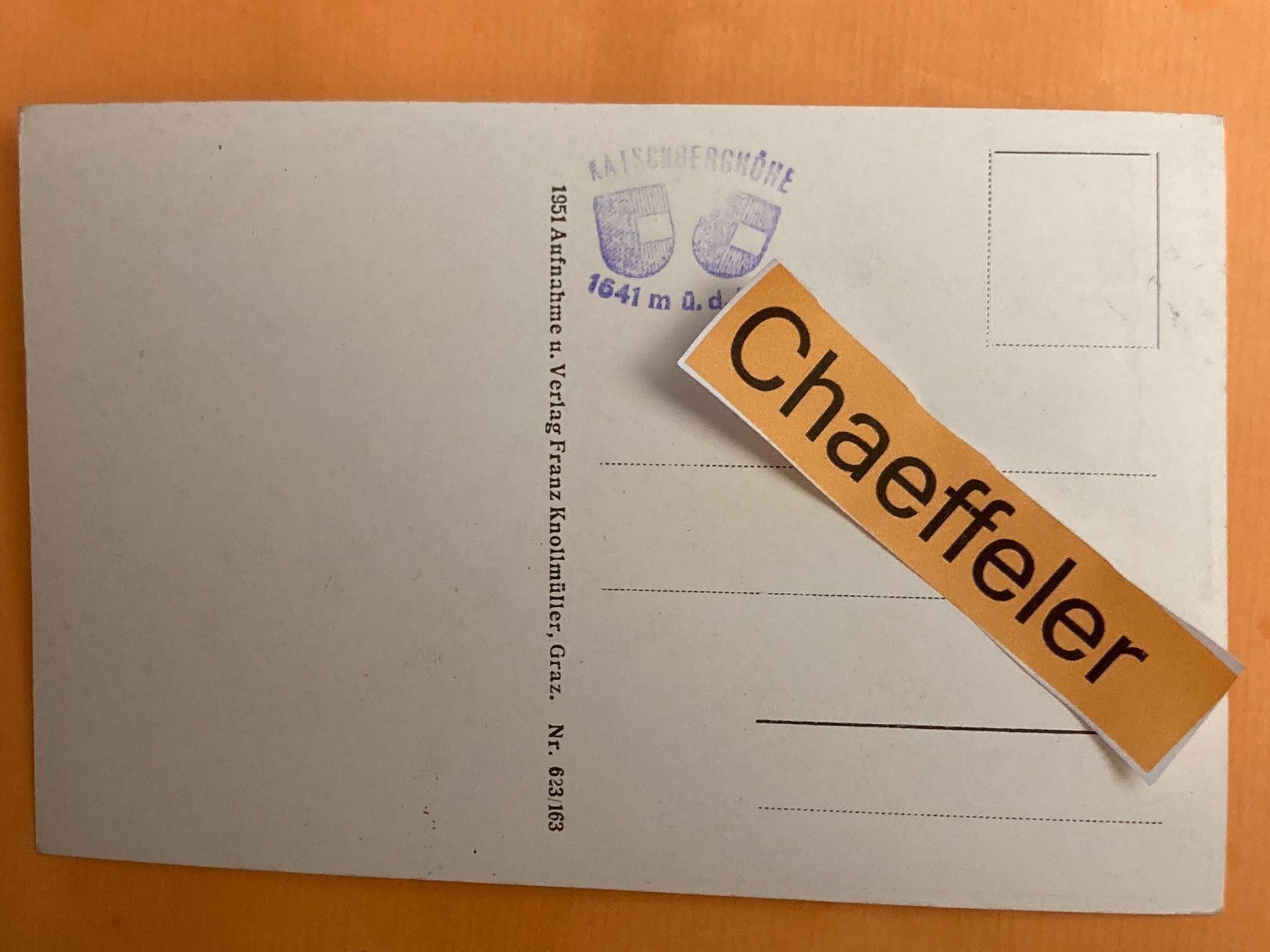 Cartes postales: Katschberghöhe m. Steilster Alpenpass E- – D'occasion à Zürich par Chaeffeler 1