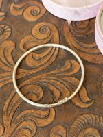 Neu - 950 Silber Armband rund mit Scharnierverschluss
