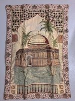 Gebetsteppich golddurchwirkt gepolstert 78 x 110 cm NEU