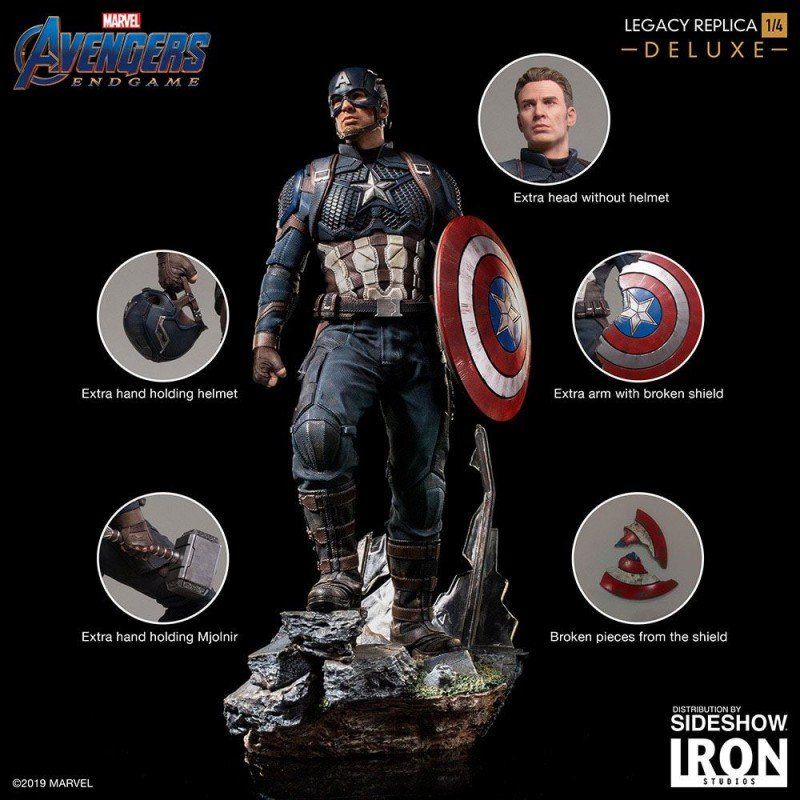 Statuette: Captain America Endgame Deluxe Version – Nuovo (secondo la descrizione) da Sumiswald venduto da dulik94