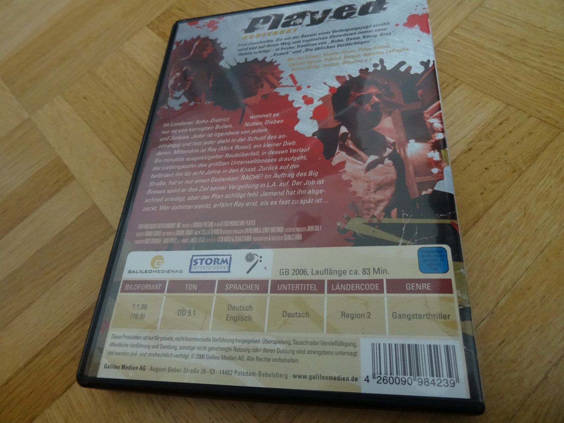 Tutti i DVDs: Played - Abgezockt DVD – Usato da Olten venduto da Disc-Verkauf 2