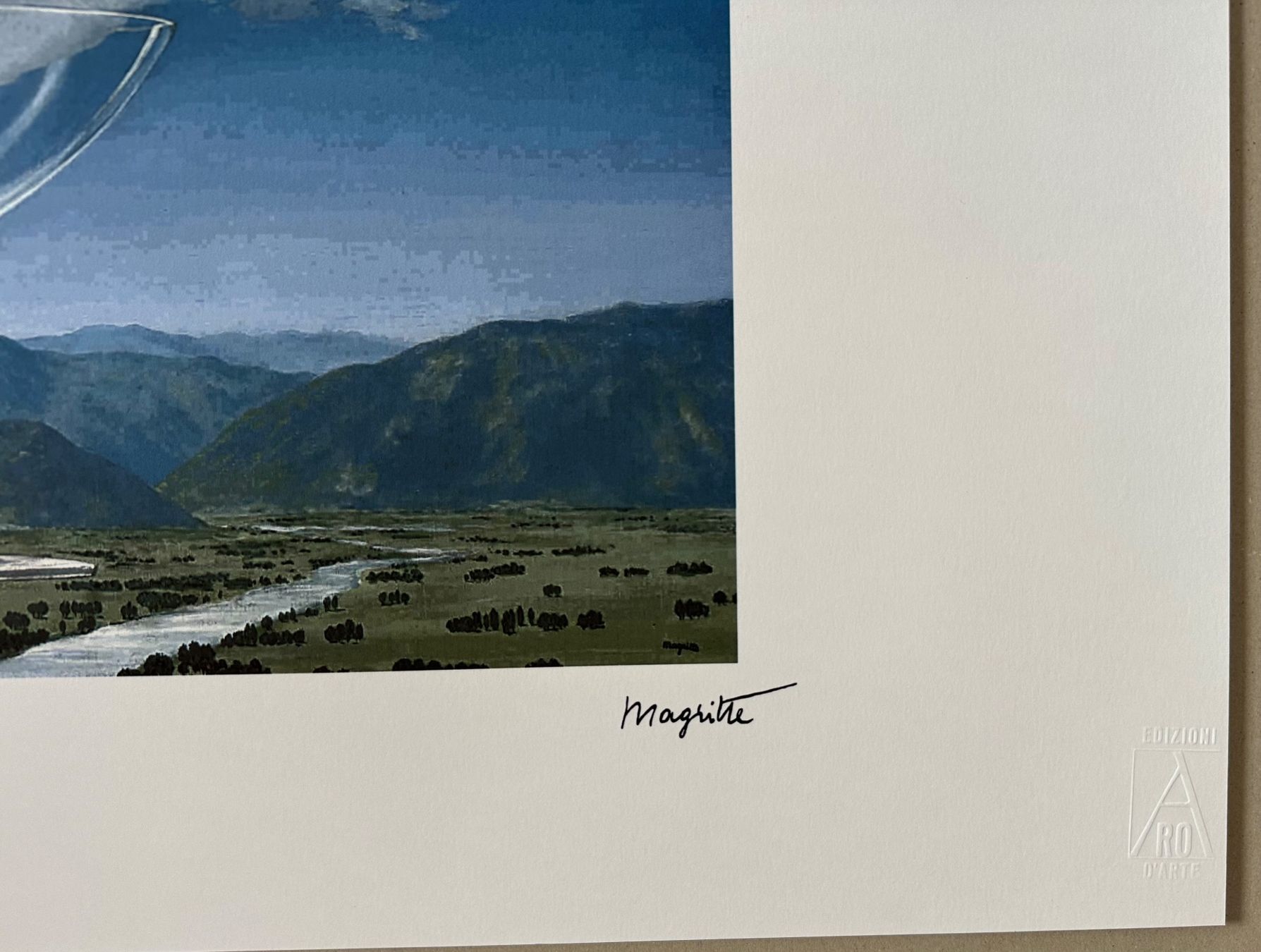 Gemälde: Magritte: La corde sensible 4/100 – Neu (gemäss Beschreibung) aus Meilen von Smgdesign 2