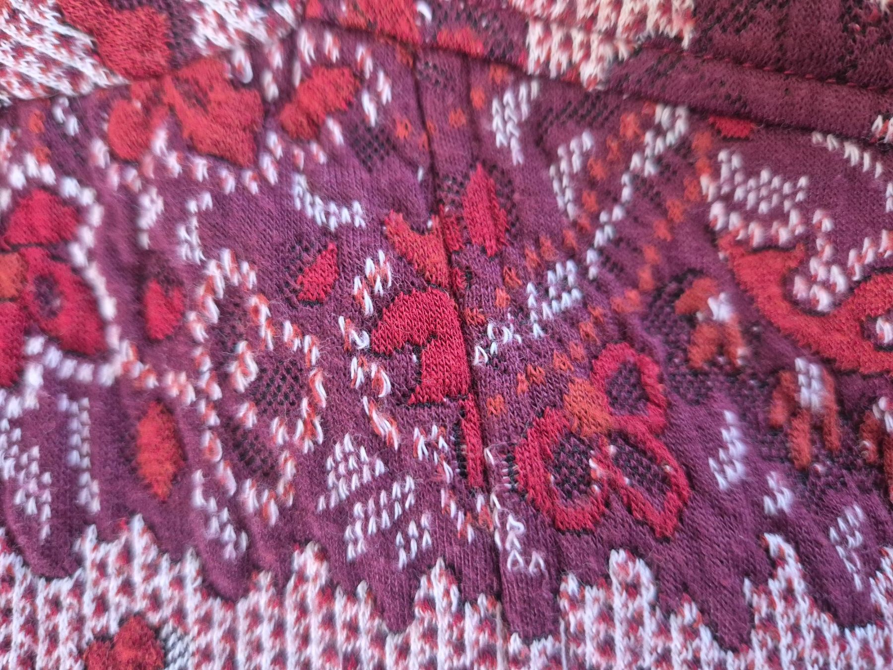 Nafnaf Giacche: Naf Naf red flower pattern cropped jacket size 34etaa0 – Usato da Zürich venduto da mon_attitude 5