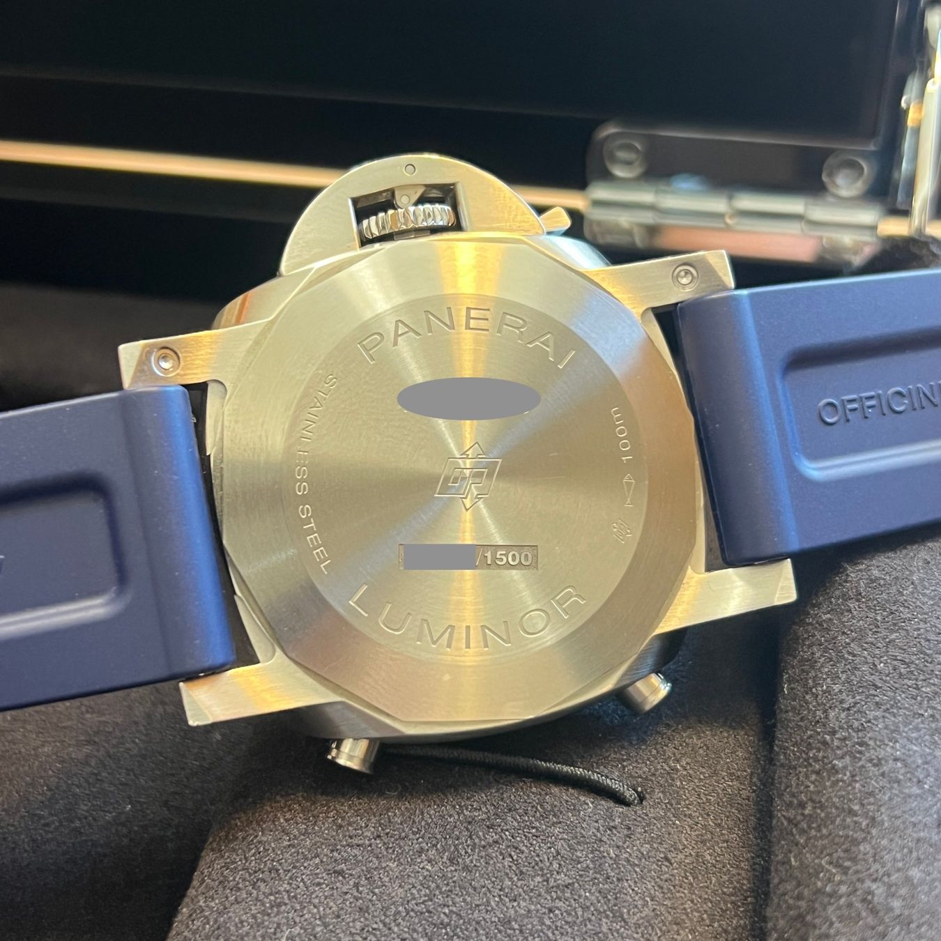 Panerai Orologi: Panerai Luminor Chronograph Full Set PAM01218 – Usato da Carouge GE venduto da Watchaser 4