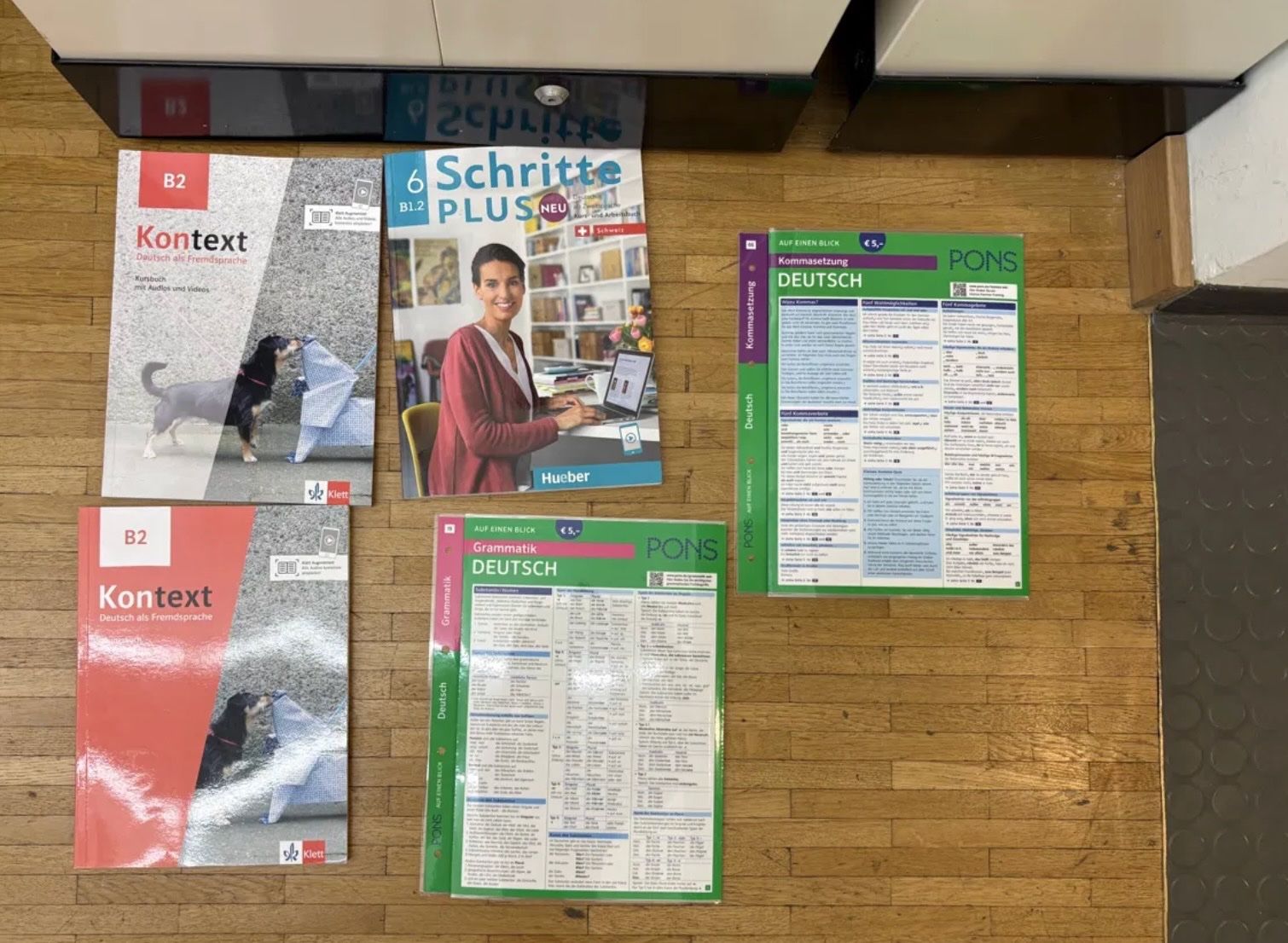 Bücher: Deutsch-Lernpaket B1.2/B2: Kontext, Schritte plus, PONS – Gebraucht aus Zürich von wallans