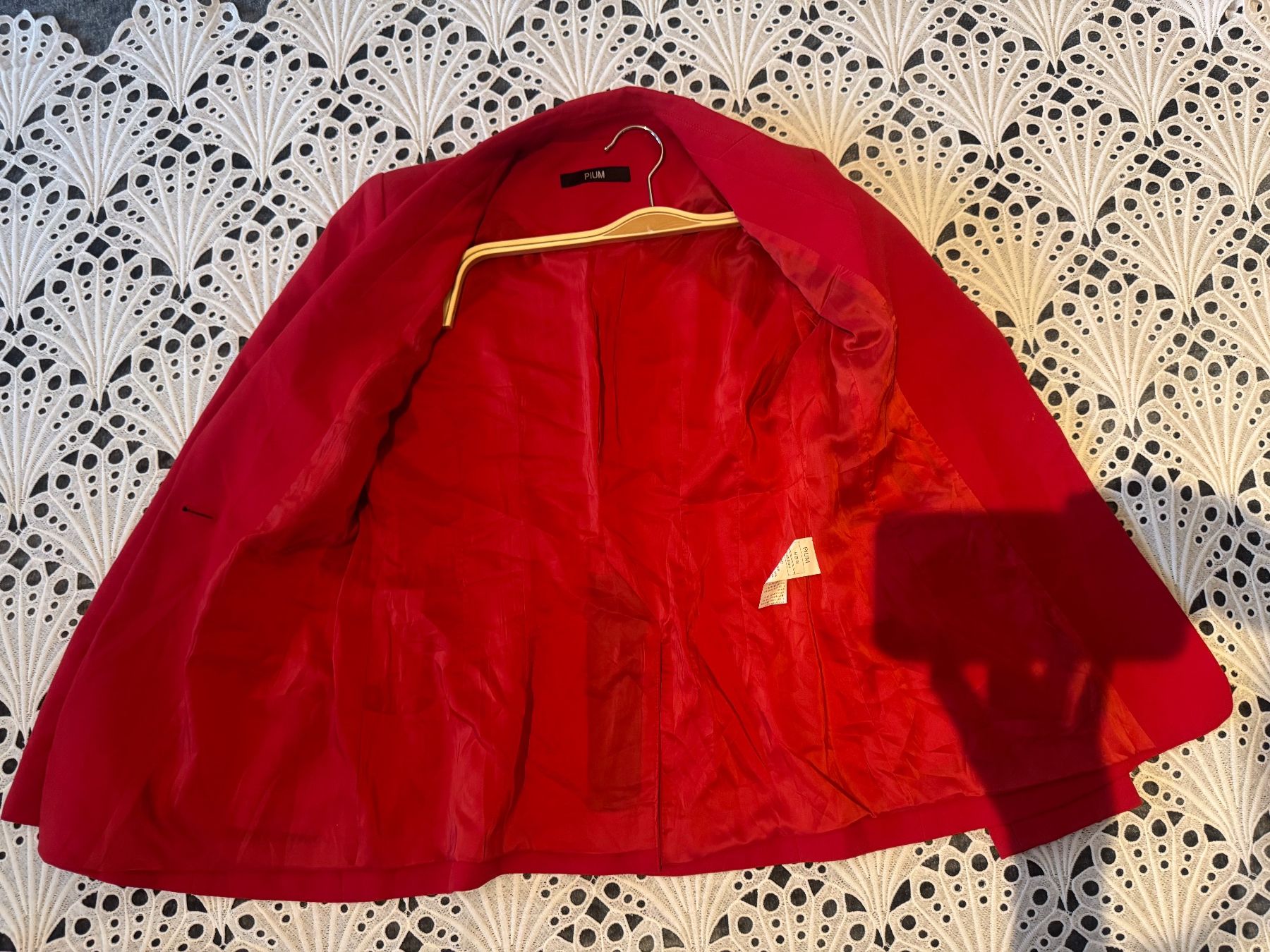 Giacche: Roter Koreanisches Blazer Jacke Grösse S – Usato da Frenkendorf venduto da Style365 3