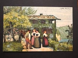 Postkarte Das Rütli Bundesfeierkarte 1913 (P347)