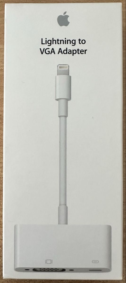 Apple Unità & Adattatore: Apple Lightning to VGA Adapter – Nuovo e nell'imballaggio originale da Schaffhausen venduto da Patrick1234