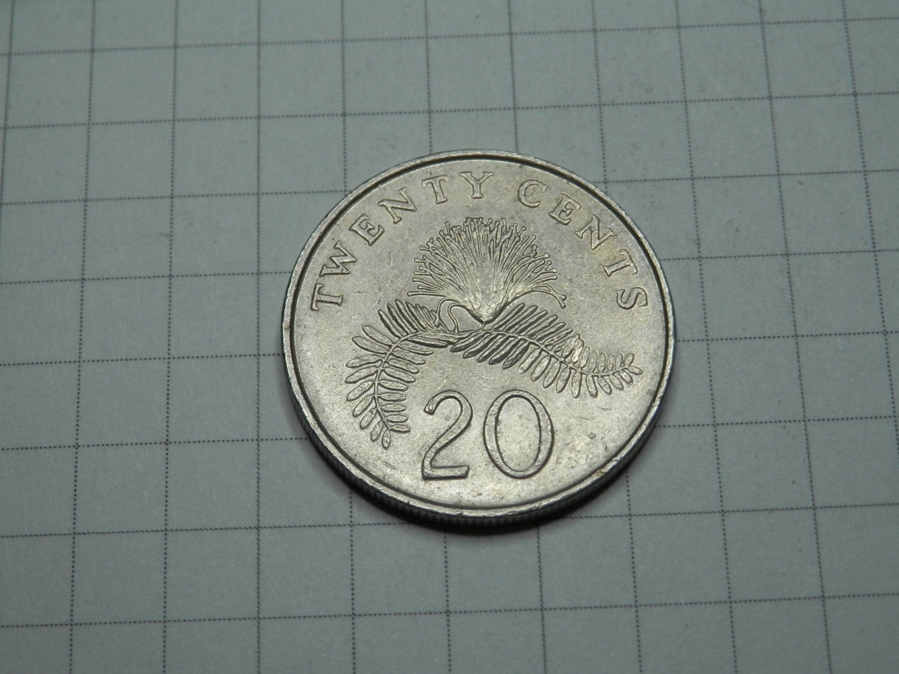 Tutti le monete: Singapur  20 Cent, 1989 – Usato da Weiach venduto da weiach81