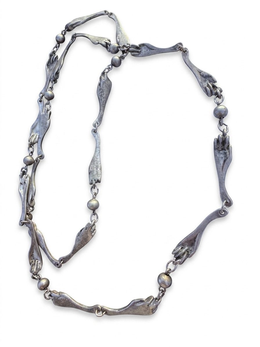 Catenine: Kette silberfarben Hände Form   – Usato da Oberentfelden venduto da Irinagueven 1