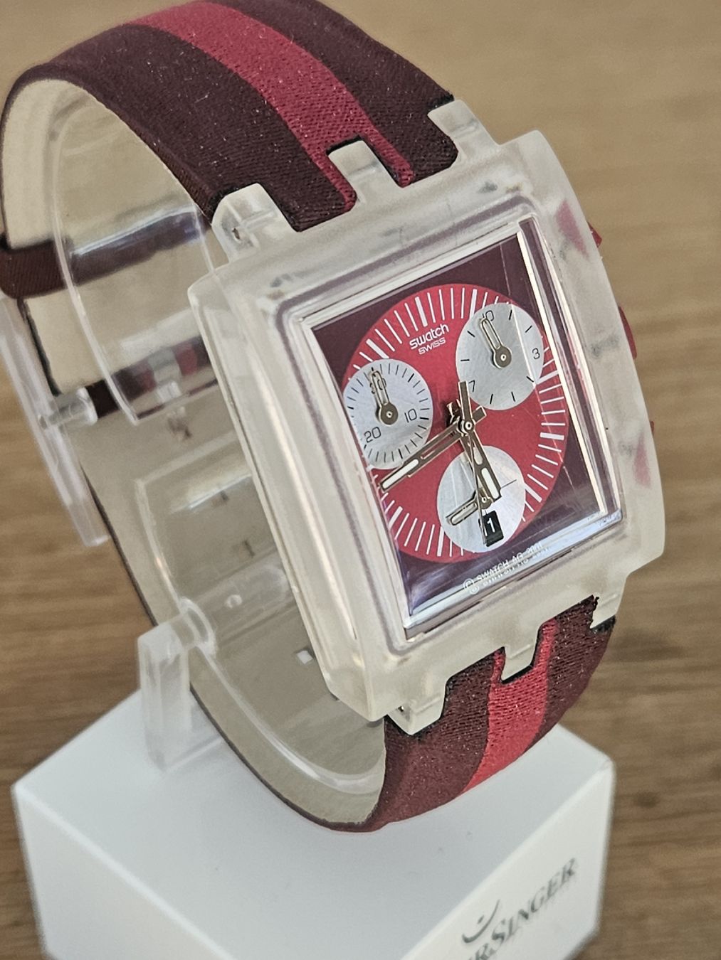 Swatch Uhren: Swatch Square Chrono 31mm – Gebraucht aus Flamatt von pie_f9zm 1