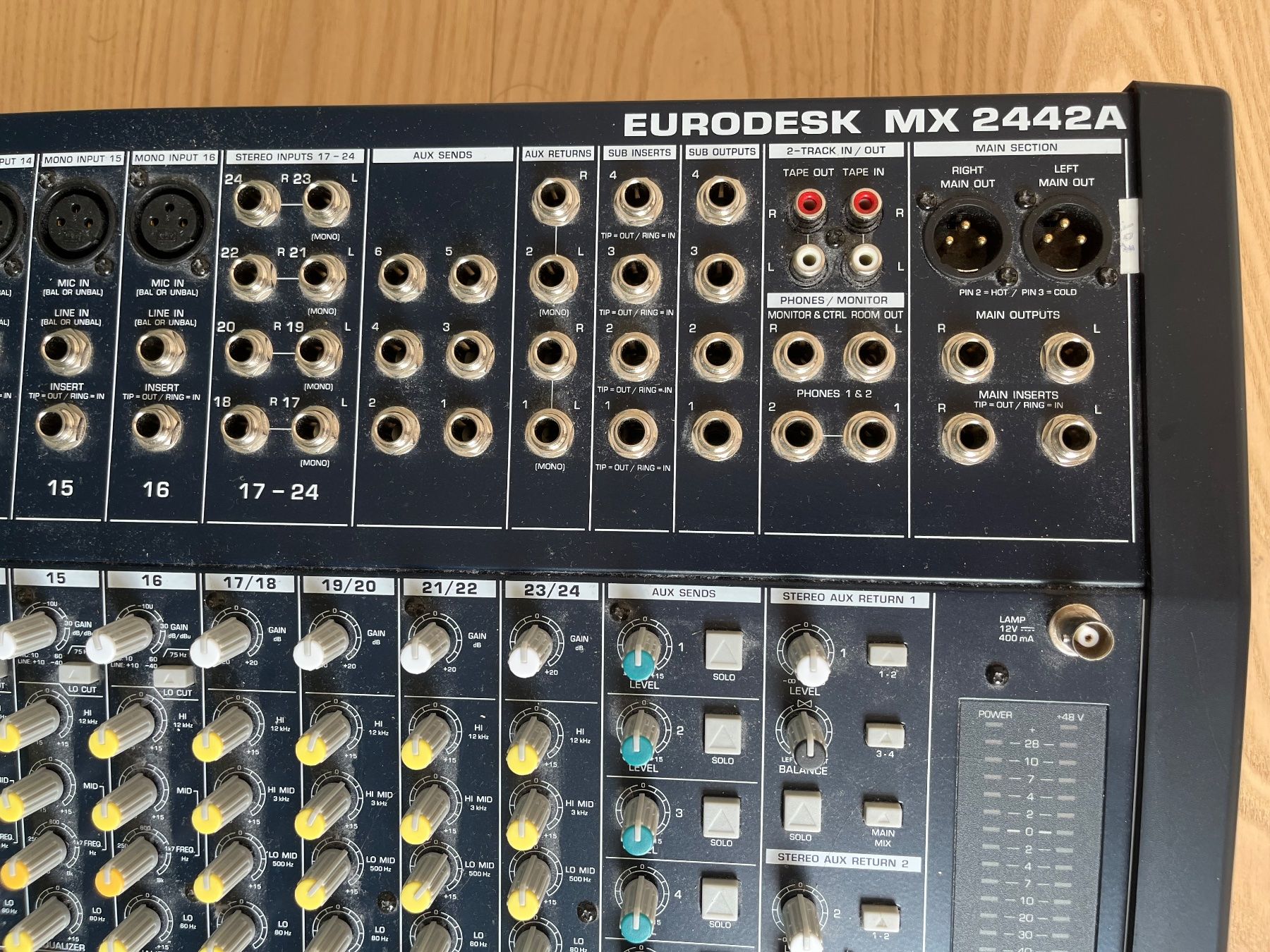 Behringer Platines de mixage: Behringer Eurodesk MX2442A Mischpult – D'occasion à Adliswil par tte_dtr6 2