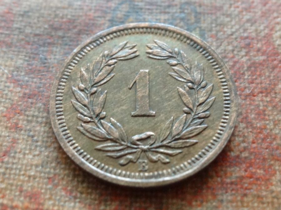 Alle Münzen: 1 Rp. 1934  (B) – Gebraucht aus Romanel-sur-Lausanne von Swift13 1