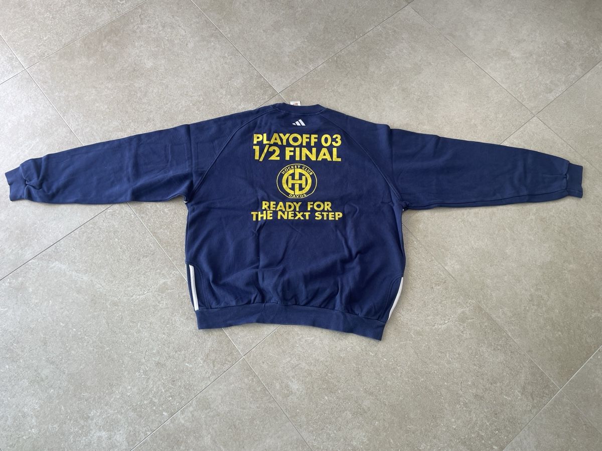 Adidas Canottiere & Pantaloni: Pull HC Davos 2003 vintage Adidas XL – Usato da Genève venduto da jon_ydl8 2