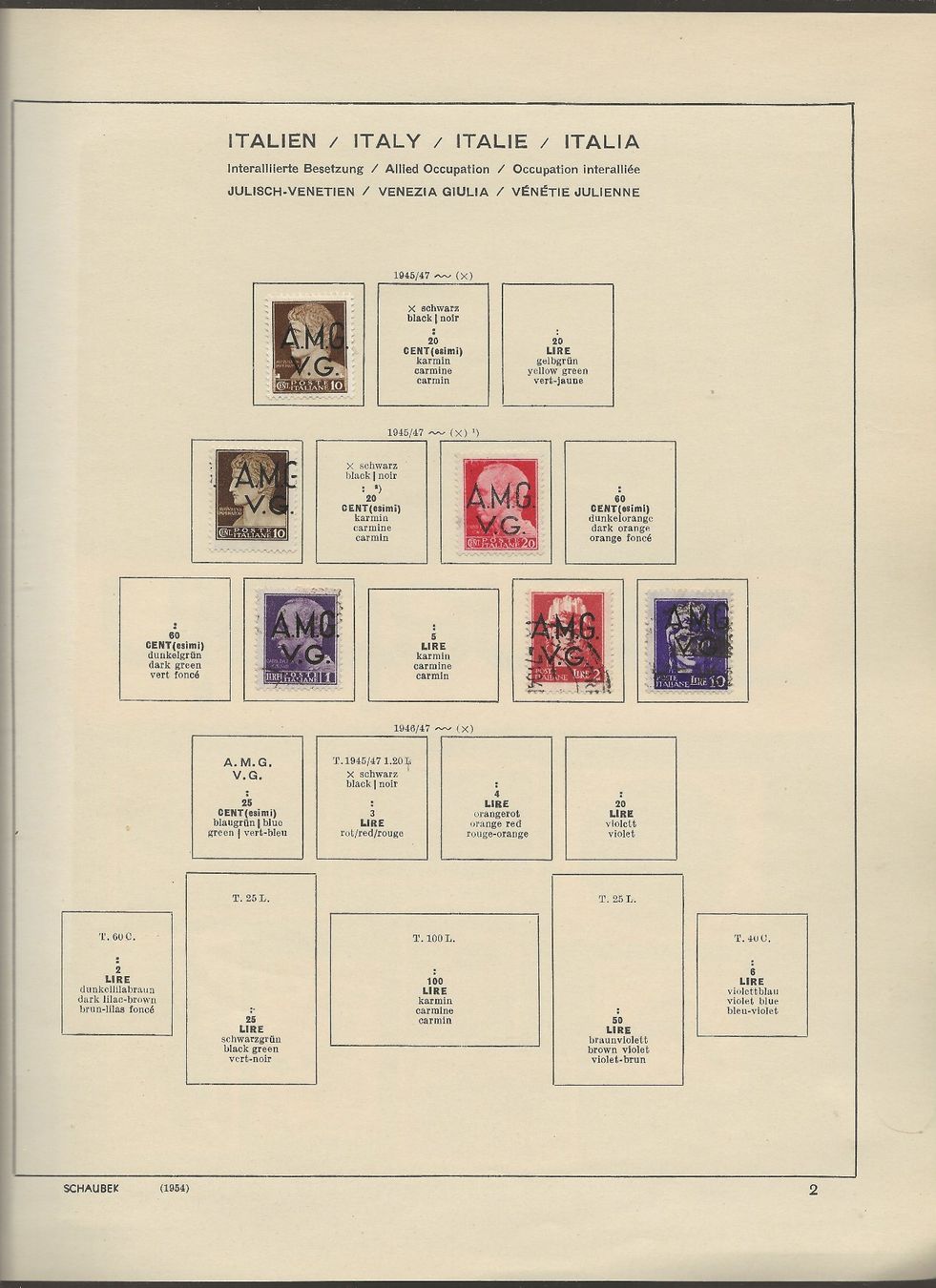 Alle Briefmarken: Marken Italien Campione – Gebraucht aus Au ZH von xelagreb01 5