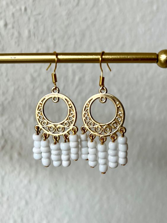 Boucles D'oreilles Neuves En Laiton - Sans Emballage - Modèle Simple