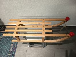 Davoser Schlitten aus Holz, guter Zustand für den Winter!