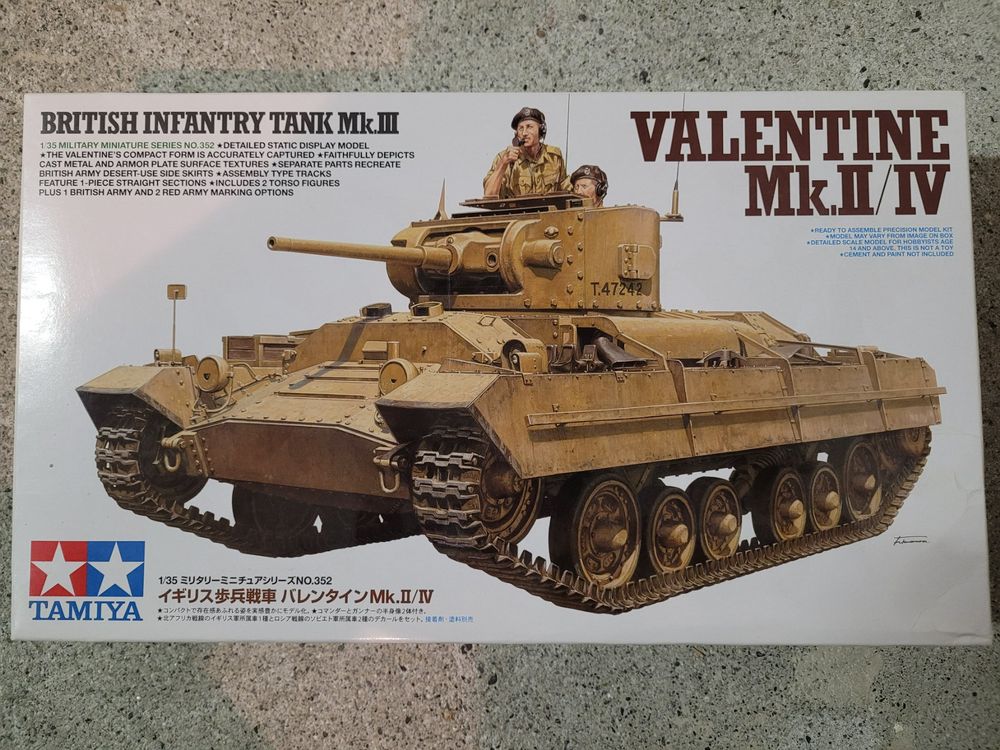 Tamiya 35352 Valentine Mk.II/IV GB UK Infantry Tank 1/35 | Kaufen auf ...