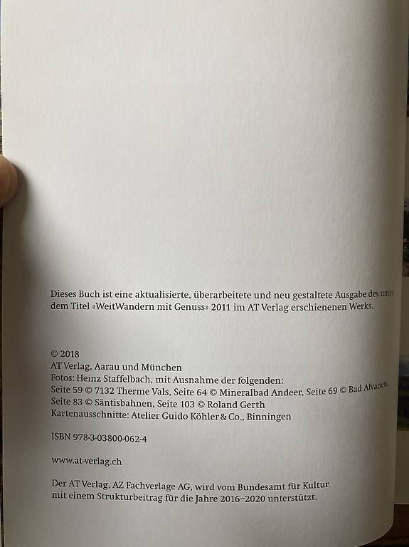 Bücher: Weitwandern mit Genuss – Gebraucht aus Bolligen von abara1 2