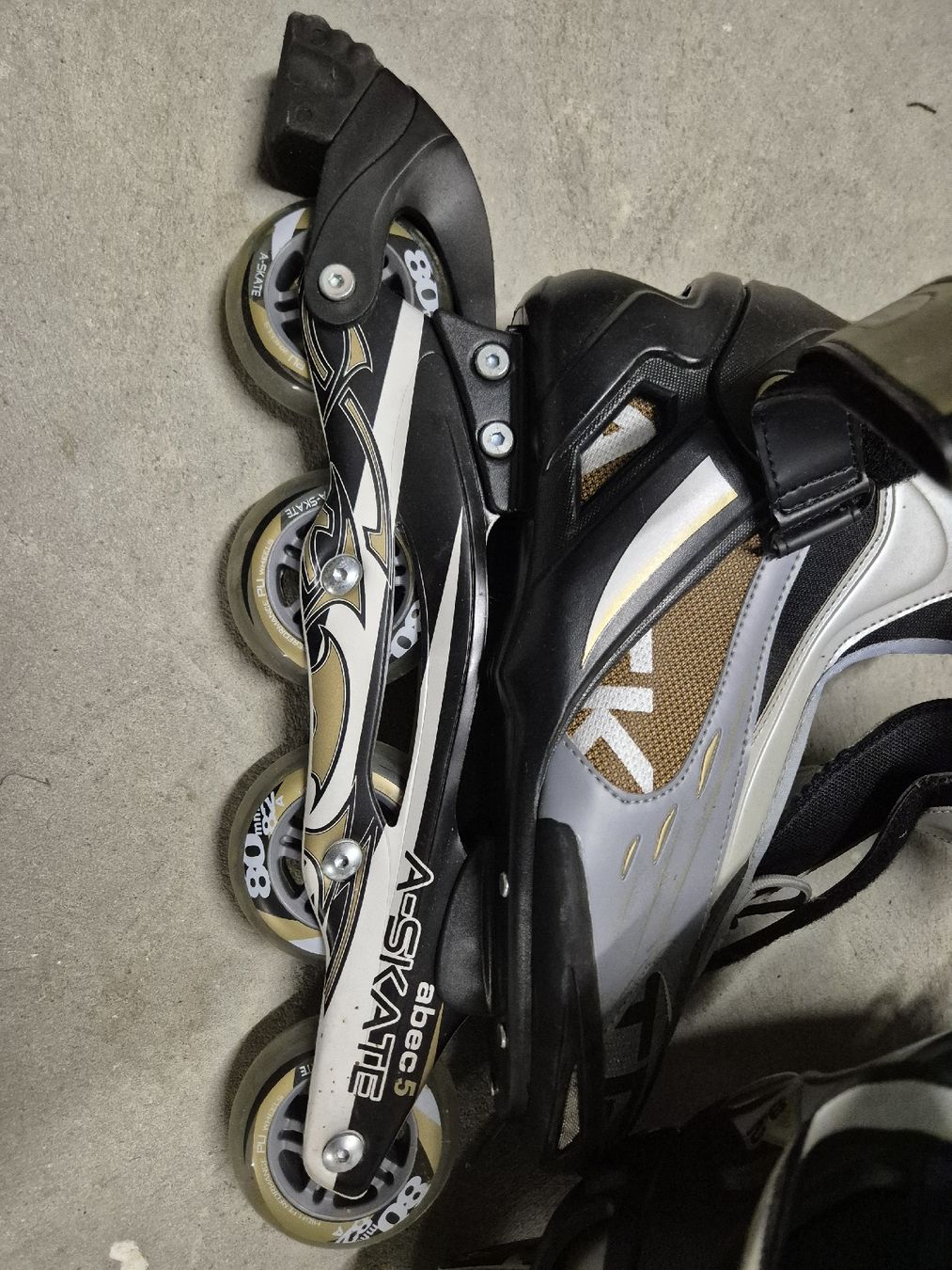 Pattini in linea & Pattini a rotelle: Inline Skates A-SKATE Grösse 45 neu – Nuovo (secondo la descrizione) da Vinelz venduto da Johner87 2