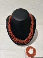 Korallenkette+Armband