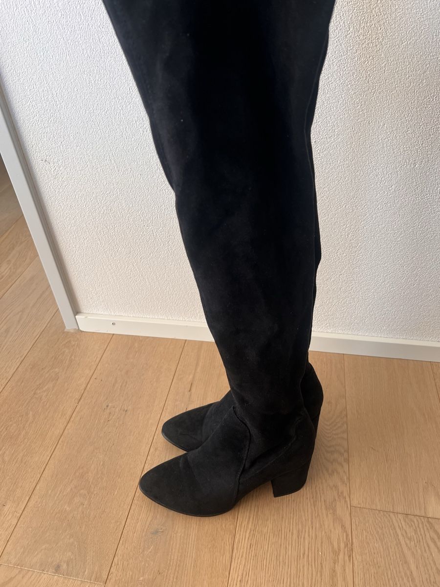 Scarpe da donna: Overknee mit Absatz schwarz – Usato da Pfaffhausen venduto da pat_shop 3