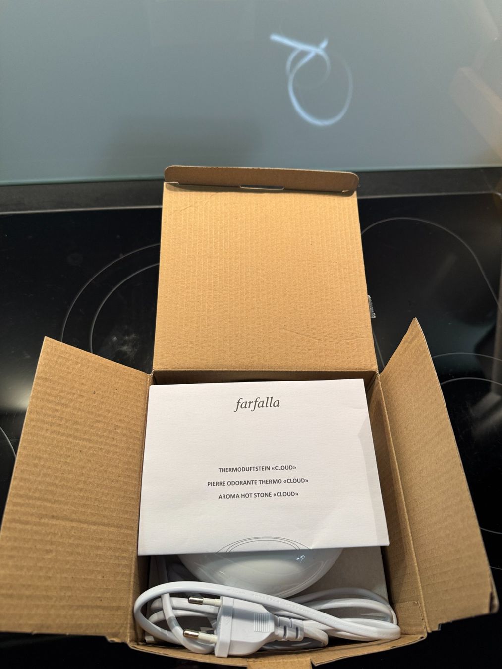 Farfalla Diffusori di oli essenziali: Farfalla Thermoduftstein Cloud weiss in Originalverpackung – Nuovo e nell'imballaggio originale da Thun venduto da Chris3600 4