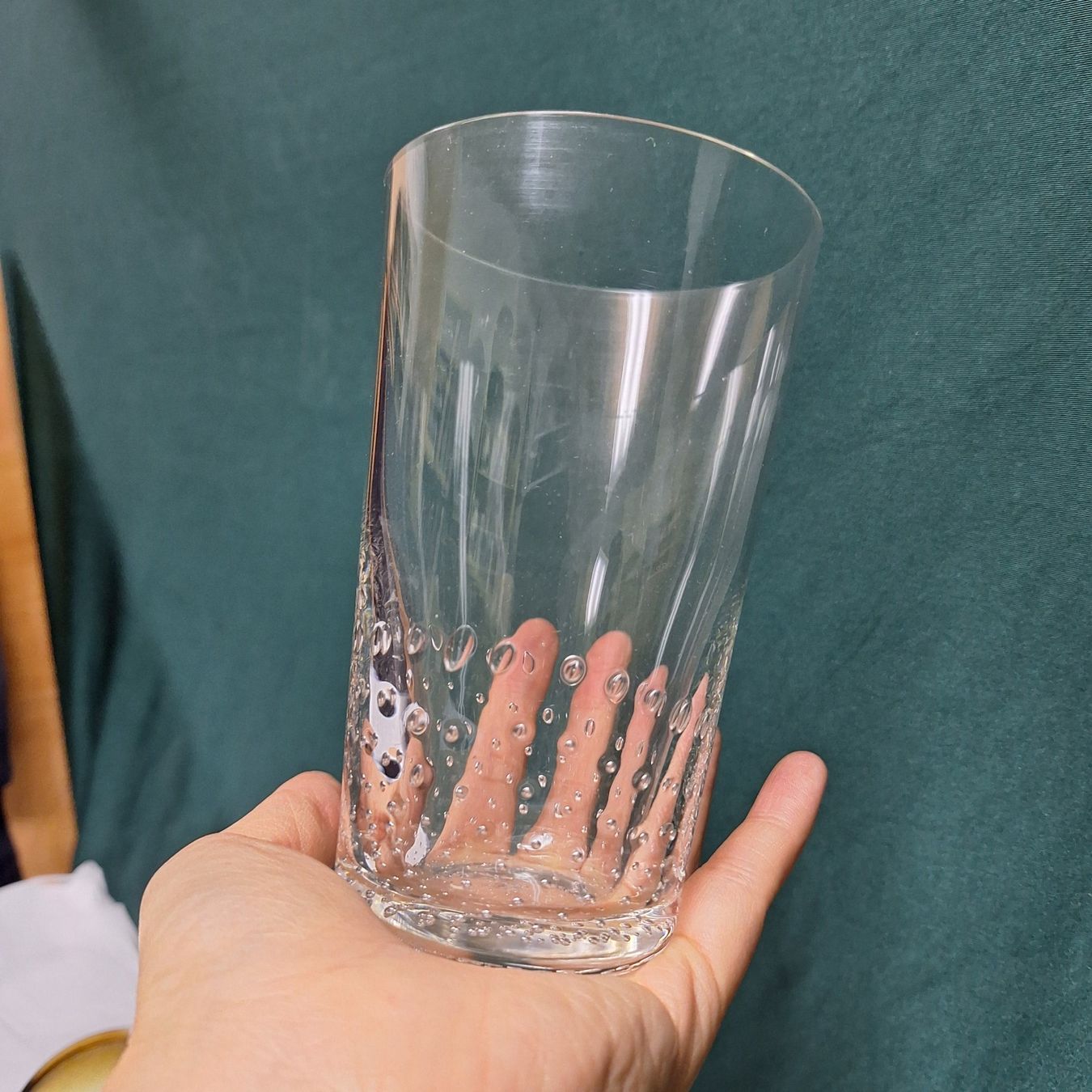 Verres: 2 grosse Trinkgläser mit Lufteinschlüssen, Bläschenoptik – D'occasion à Winterthur par ric_rl7n 6